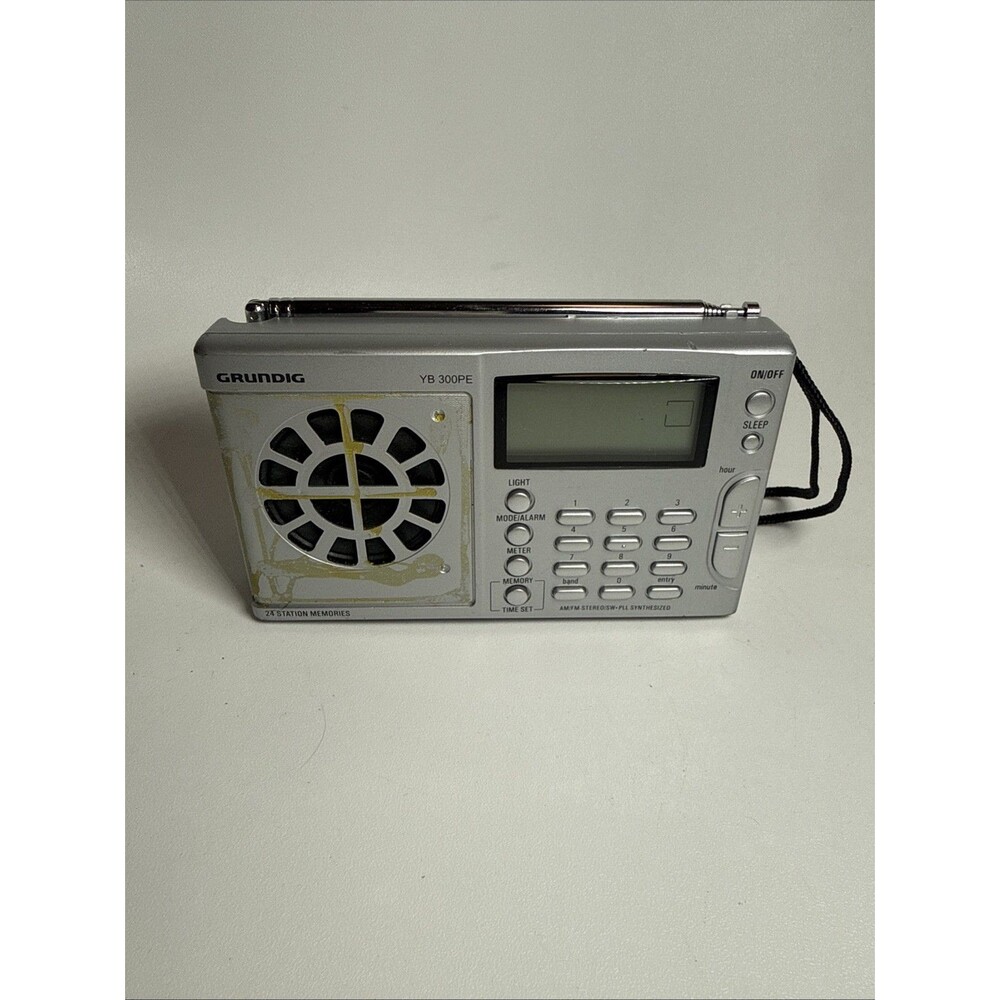 Grundig~YB 300PE AM/FM 13 Band SW Shortwave Radio ~ Works